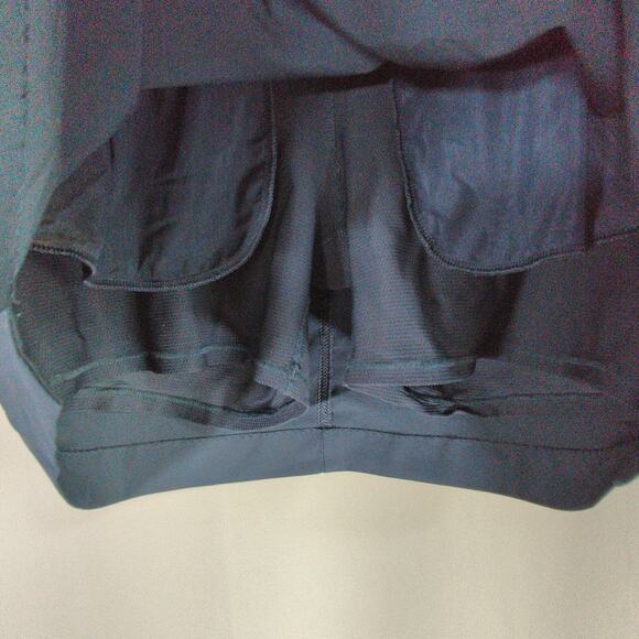 Athleta Soho Skort Jupe Short Womens 14 Blue Athletic Performance Pockets - Picture 3 of 8